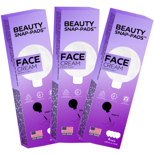 Face Cream Beauty Snap-Pads, PACK OF 3